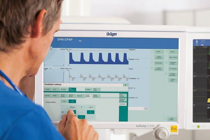 Аппарат ИВЛ Dräger Evita Infinity V500