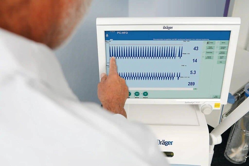 Аппарат ИВЛ Dräger Babylog VN500 (для новорожденных и детей)